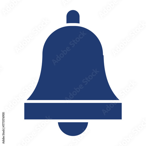 Notification Flat Blue Icon