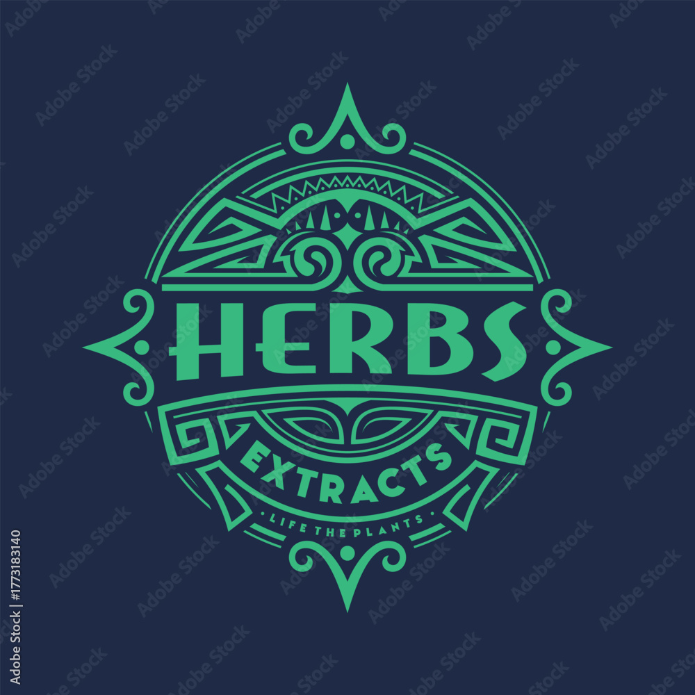 Obraz premium Aztec Style Emblem