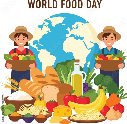 Celebrate World Food Day with vibrant, fresh produce from local farmers and support global food security initiatives for a sustainable future