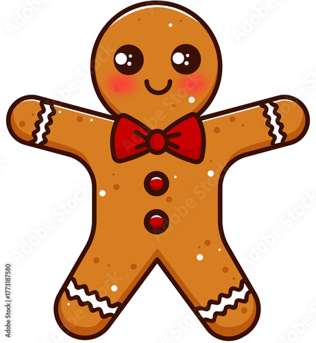 christmas gingerbread man