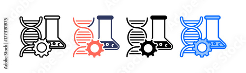 Bioengineering multiple icon