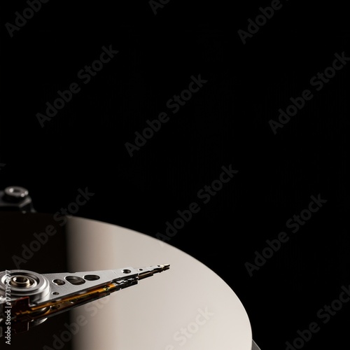 Concentric magnetic platter element used for persistent storage of structured digital records within an enterprise data management system ,volume ,critical ,component