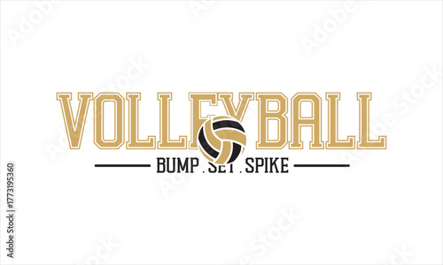 Bump Set Spike Volleyball – Action Phrase Sports Design
