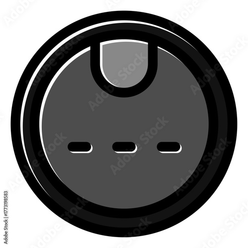 vacuum cleaner robot, icon