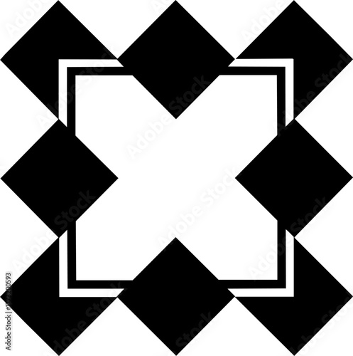 X Square Pattern