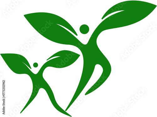 green leaf vector