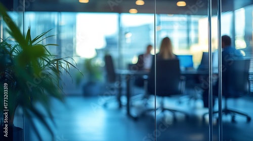 Business team collaborates in bright modern office meeting, fostering innovation, creative problem solving, and strategic planning for success