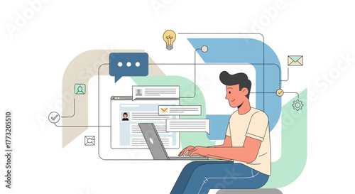 Online Communication And Digital Interactions: Modern Man Navigating Social Spaces