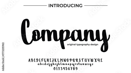 Company - Elegant Script Font for Smooth Handwritten Design and Creative Typography