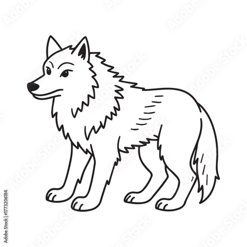  Cute Werewolf Outline for Creative Halloween Coloring and Drawing Fun.