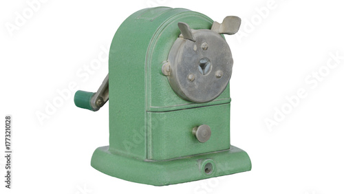 Topaz pencil sharpener made of metal and plastic