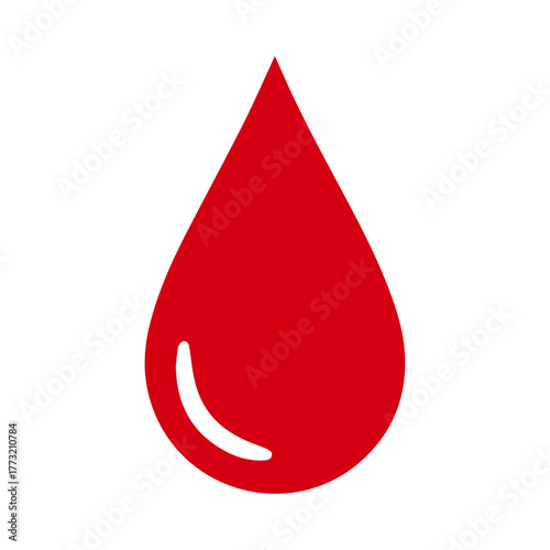 Blood drop, drop of blood icon isolated on white, blood donation, medical symbol, healthcare concept, transfusion, hospital aid, red droplet, life saving, blood donor, medical illustration, health car