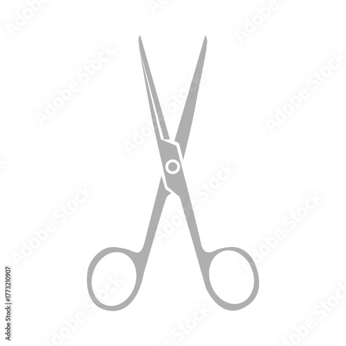 scissor icon, medical scissors illustration, healthcare surgical tool symbol, operation room scissor graphic, medical instrument icon, surgical equipment illustration, healthcare tool scissor