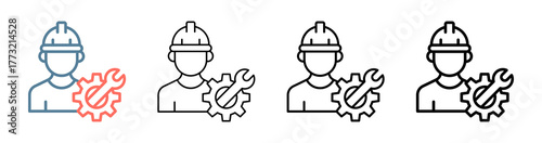 Engineering Icon Collection Set Different Style