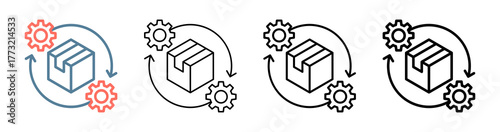 Product Optimization Icon Collection Set Different Style