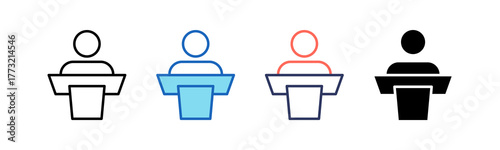 Conference multiple icon