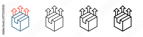 Product Upgrade Icon Collection Set Different Style
