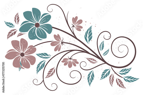 abstract floral background