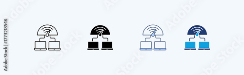 Network Performance Multiple Icon
