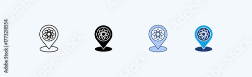 Location Multiple Icon