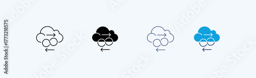 Unlimited  Bandwidth Multiple Icon