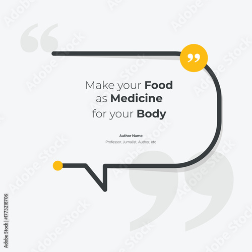 Bubble testimonial banner, quote, infographic. Social media post template designs for quotes. Empty speech bubbles, quote bubbles and text box