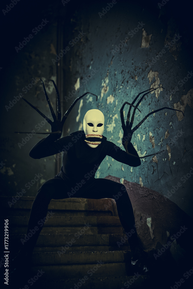 Fototapeta premium Stairway Shadow Creature