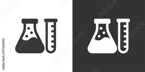 Chemistry Class icon. Solid glyph series icon