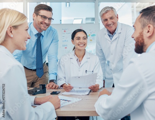 Research coordinators managing multi-center clinical trials, patient data analysis
