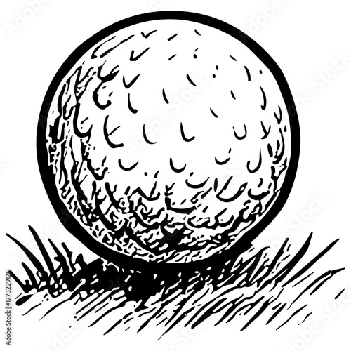 Golf Ball Close-up