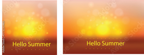 Coloured summer background