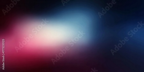Deep blue and pink gradient background with soft light and shadow.