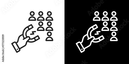 Lead Icon Line Vector Illustration