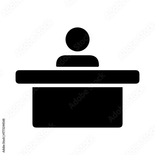 Reception Desk Icon