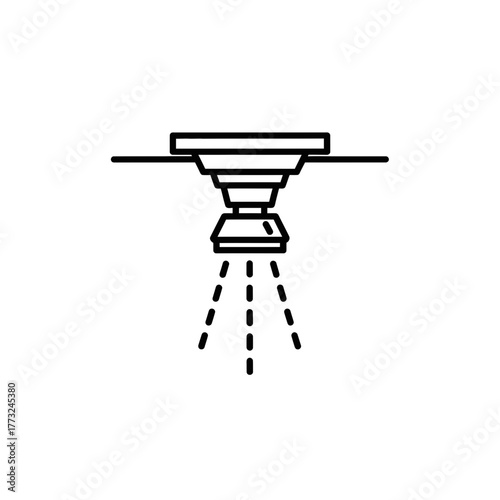 Bee Icon – Insect Pollination and Nature Symbol Vector Illustration