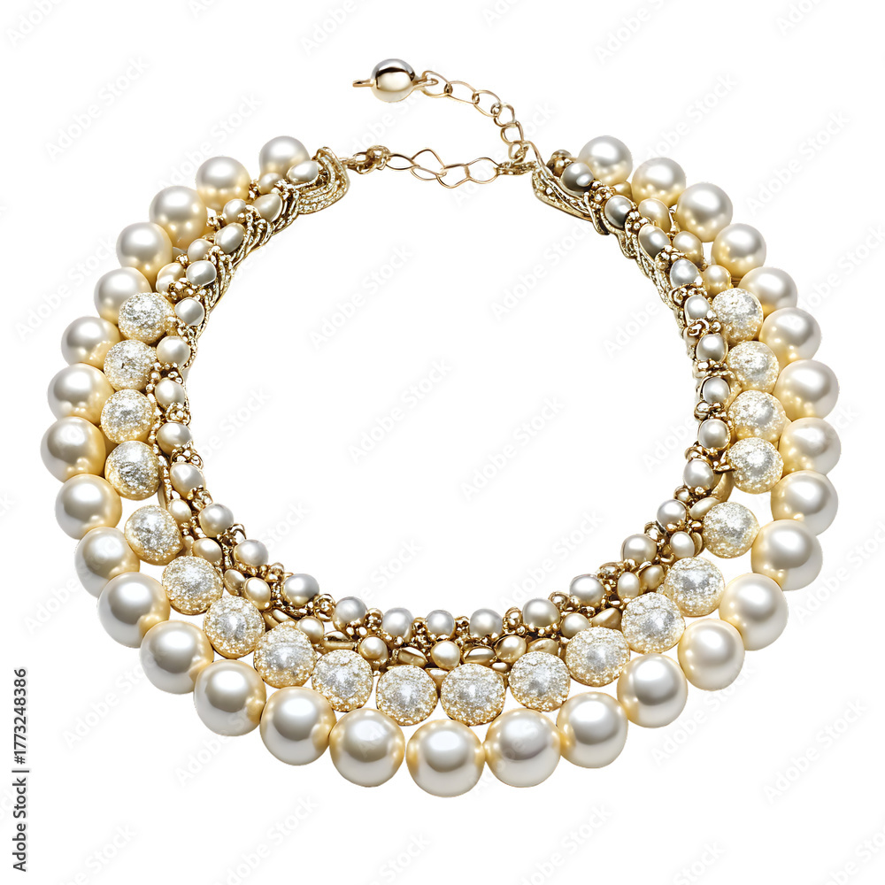 Fototapeta premium Choker Necklace with Pearls