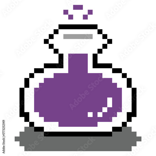 Poison Purple Pixel Art Halloween