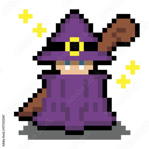 Witch Pixel Art Halloween 