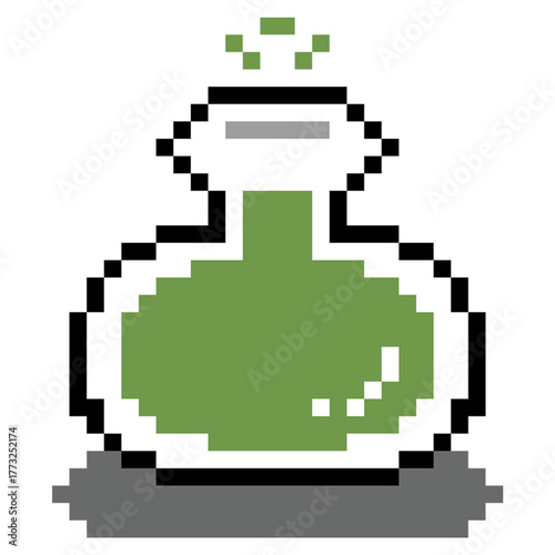 Poison Green Pixel Art Halloween