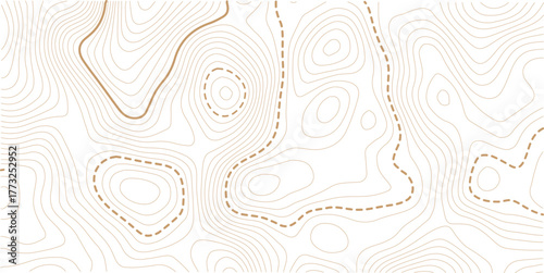 Abstract design with Seamless pattern with lines Topographic map. geographic mountain relief. Retro topographic map. geographic contour map paper texture.