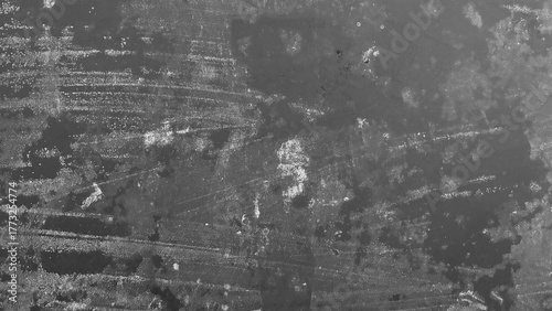 風化や経年劣化、腐食や汚れ、傷やかすれなどによって表面が朽ちてダメージを負っているイメージの背景・テクスチャー向け画像素材　8K UHDサイズ　グレー／灰色／無彩色