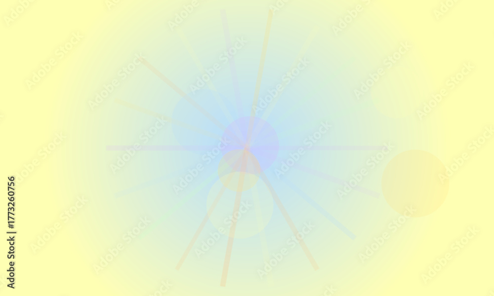 Obraz premium Soft pastel gradient aura with subtle rainbow hues