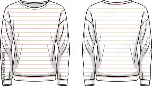 Square neckline dress fashion template, CAD garment drawing, flat vector illustration, fitted bodice design, flared skirt sketch, floor length gown outline