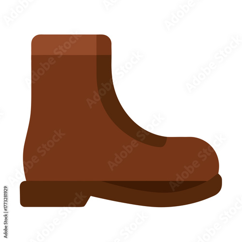 vector illustration of a boot