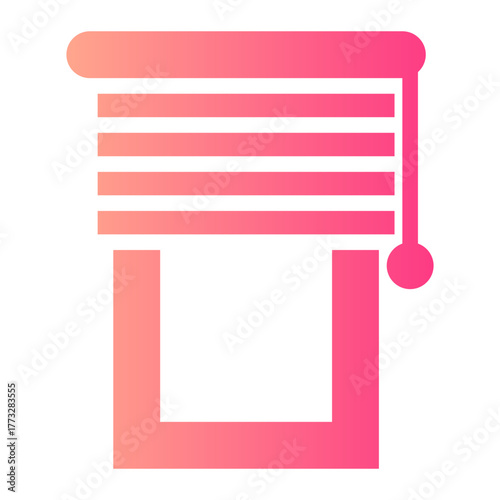 blinds gradient icon