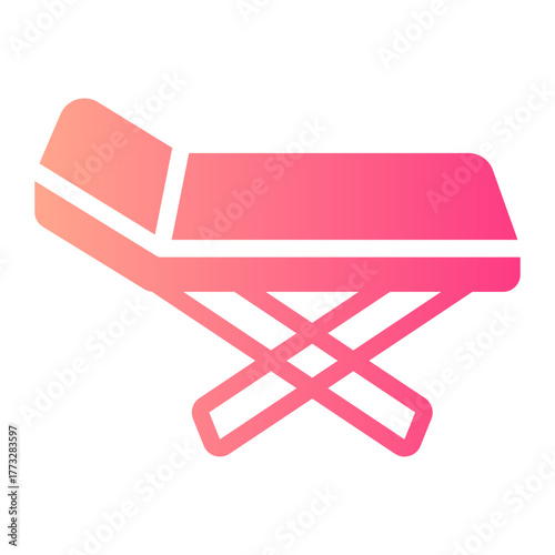 foldable drying rack gradient icon