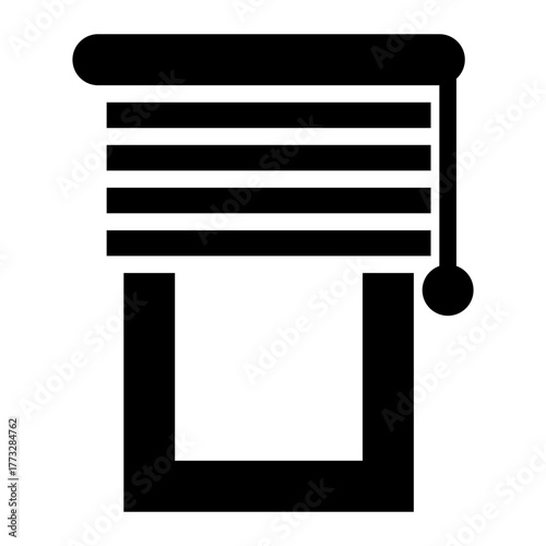 blinds glyph icon