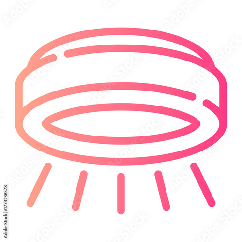 ceiling lamp gradient icon
