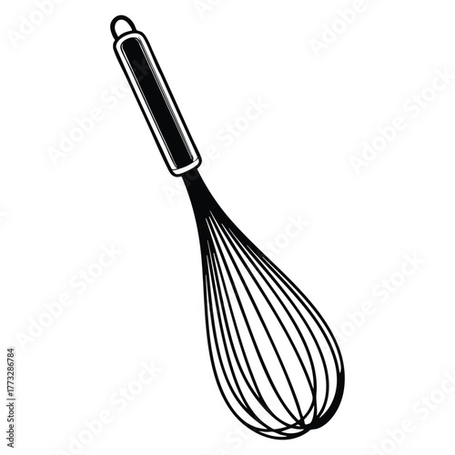 Beater icon whisk icon vector art illustration isolated design perfect for cooking bakery kitchen utensil or culinary themed creative artwork concept