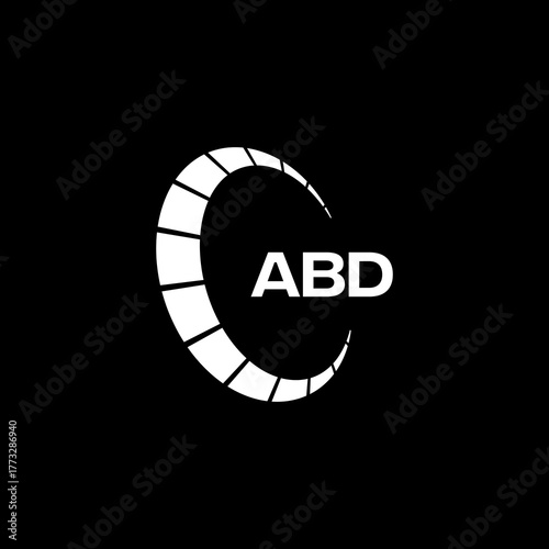 ABD logo. A B D design. White ABD letter. ABD, A B D letter logo design.
